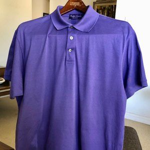 Ralph Lauren Purple Label: Polo Shirt: Lilac/Lavender: Size L:  Made in Italy